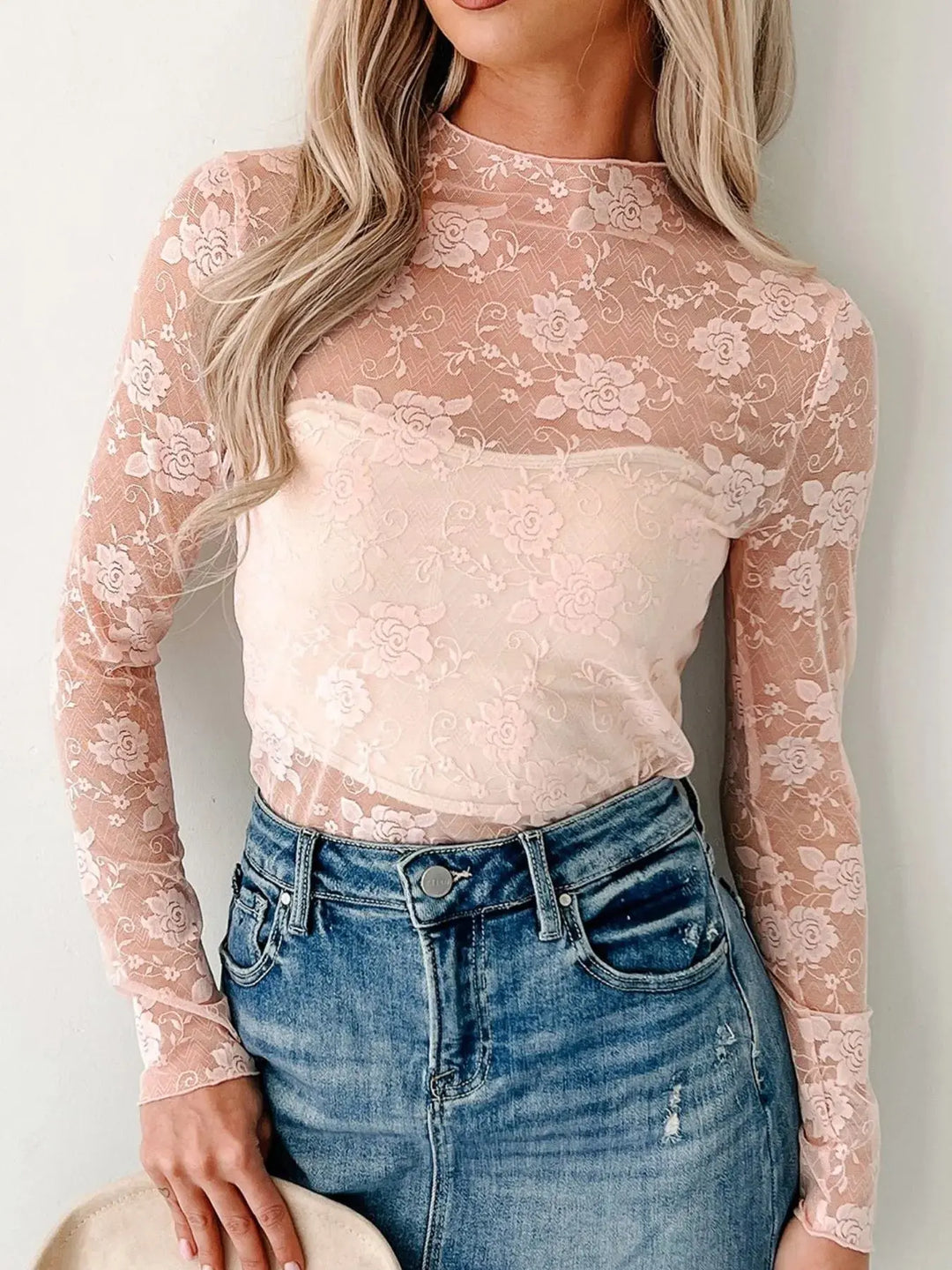 Floral Whisper Mesh Top