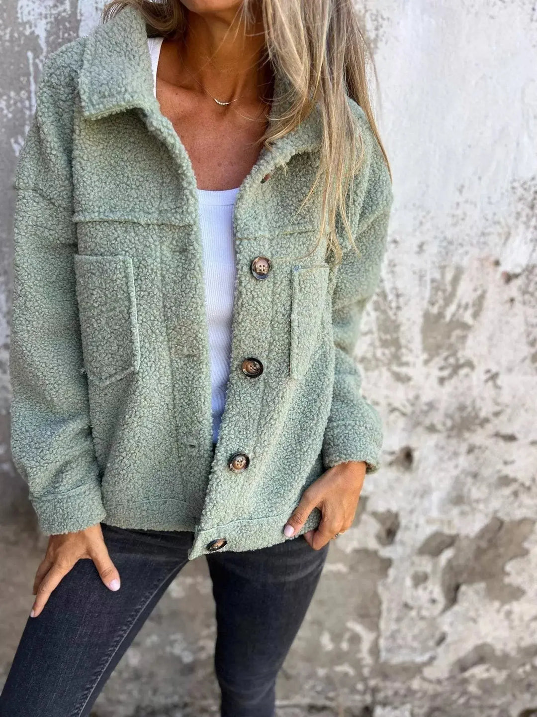 Cozy Trails Sherpa Shacket | S–5XL, Including Plus Size