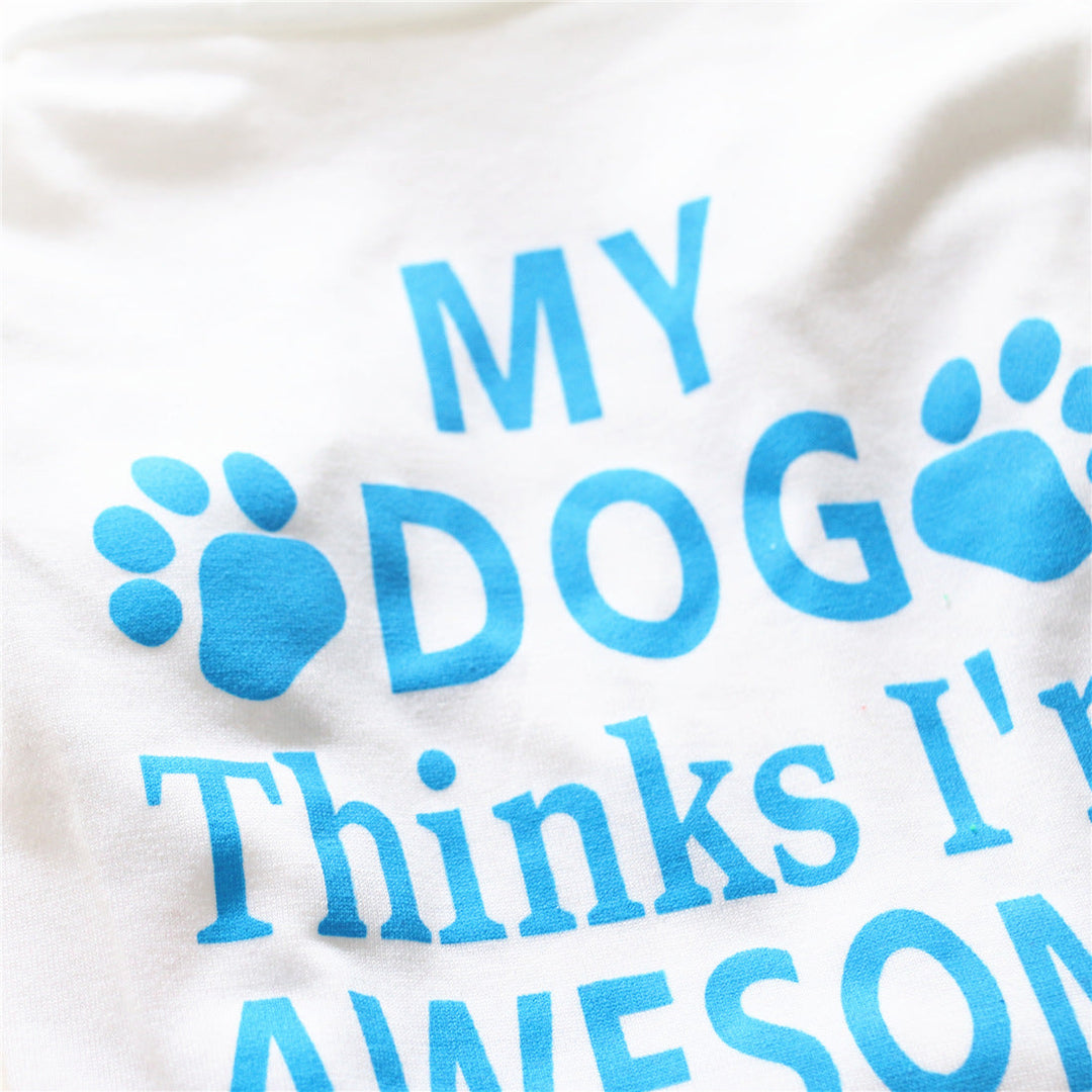 Summer Dog Vest | Character Print Cotton Pet Top