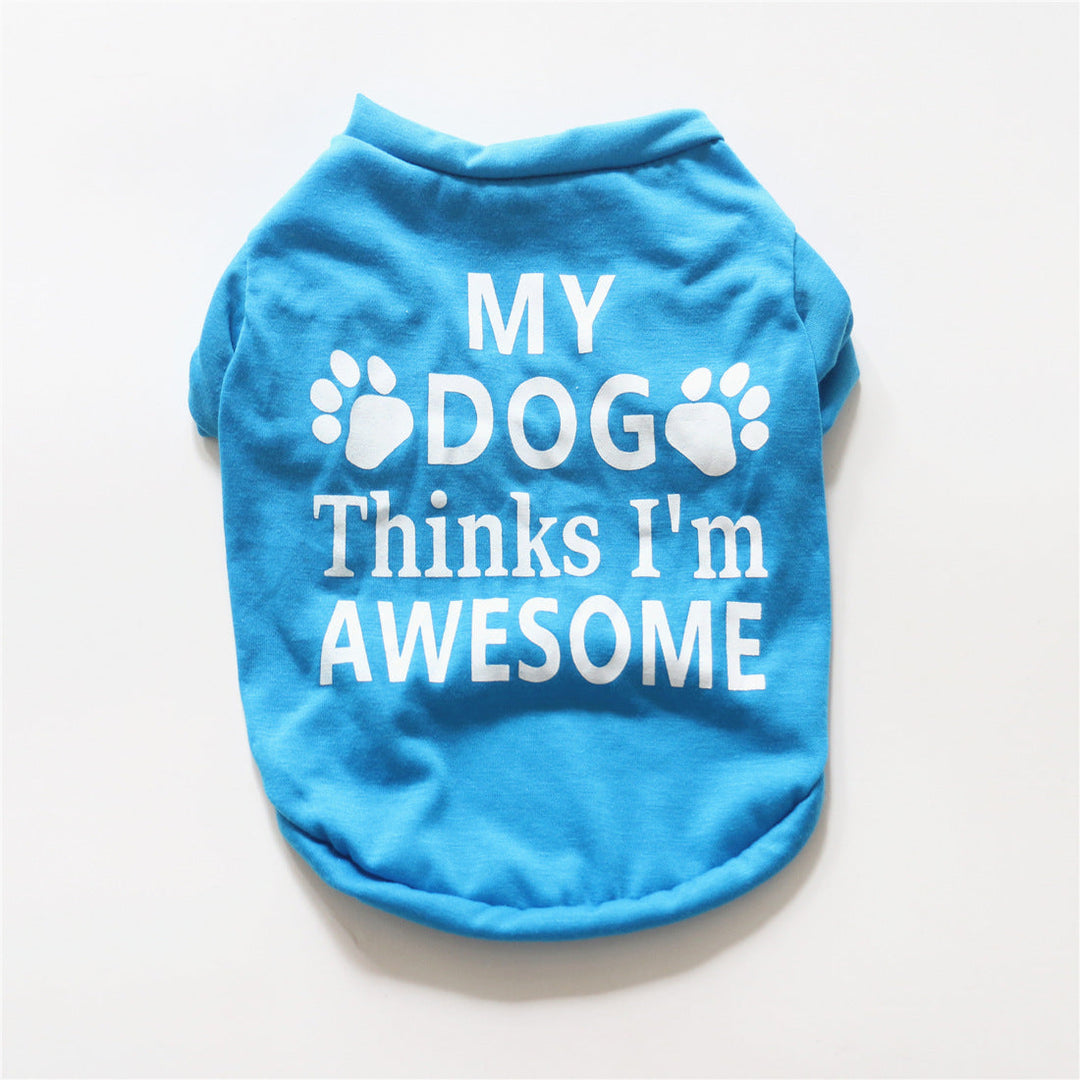Summer Dog Vest | Character Print Cotton Pet Top