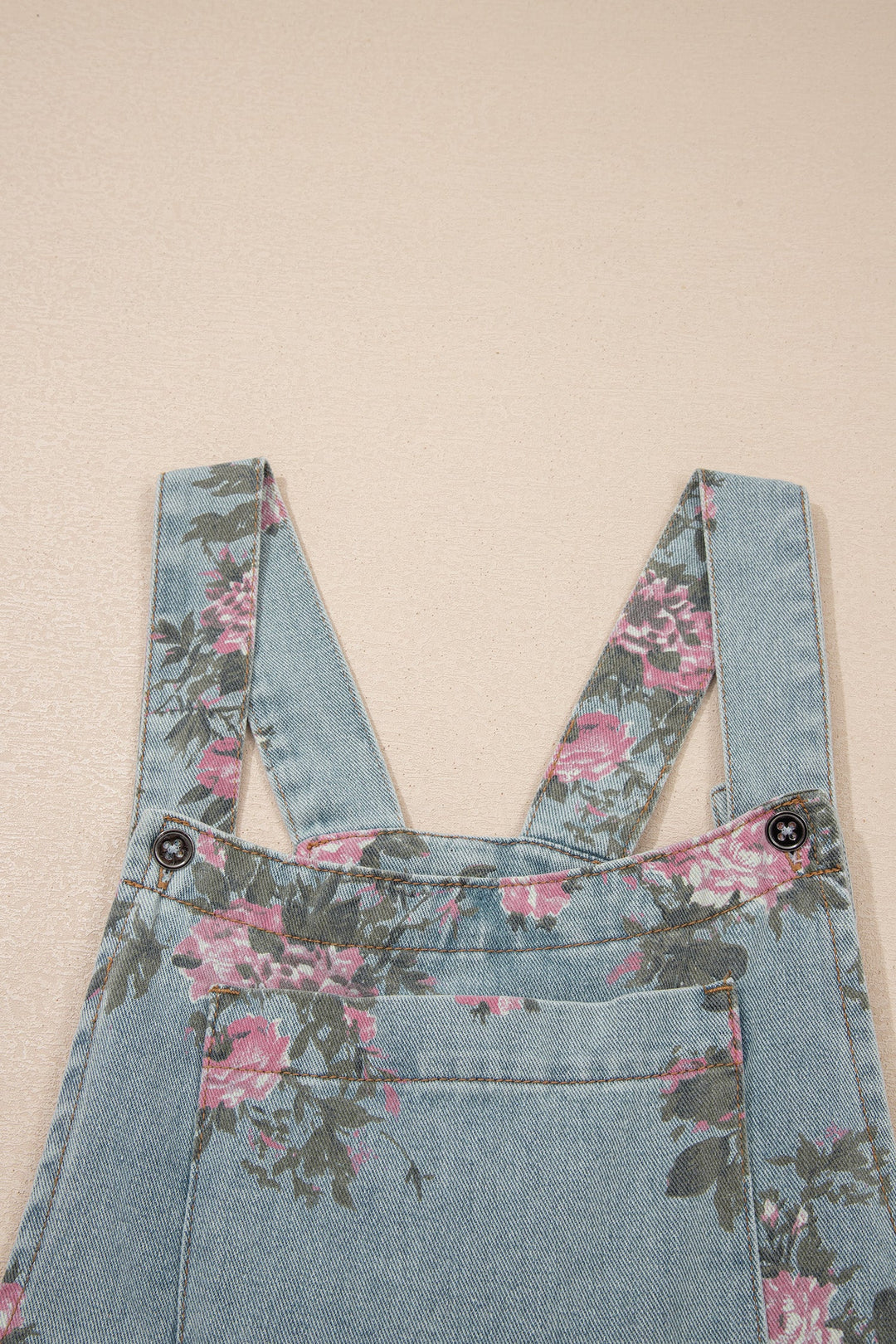 Olivia Wide Leg Denim Jumpsuit | Vintage Wash Boho Overalls