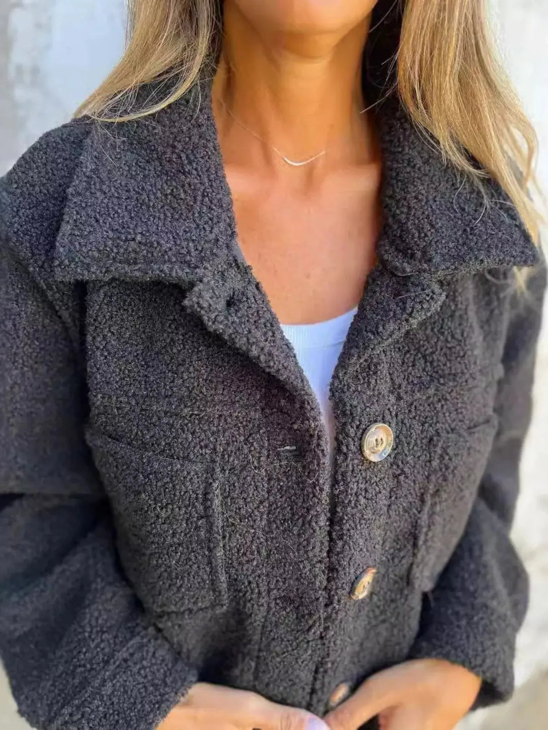Cozy Trails Sherpa Shacket | S–5XL, Including Plus Size