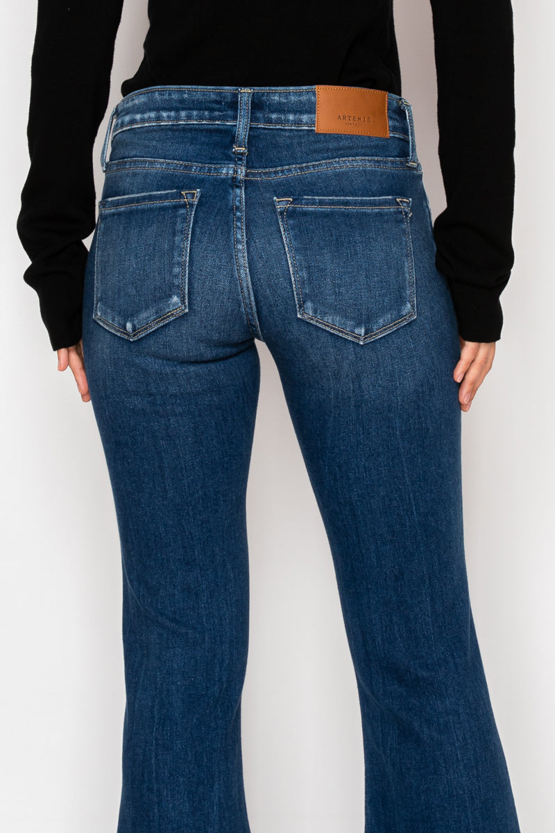 Margaret Low Rise Stretch Vintage Flare Jeans (Reg &amp; Plus)