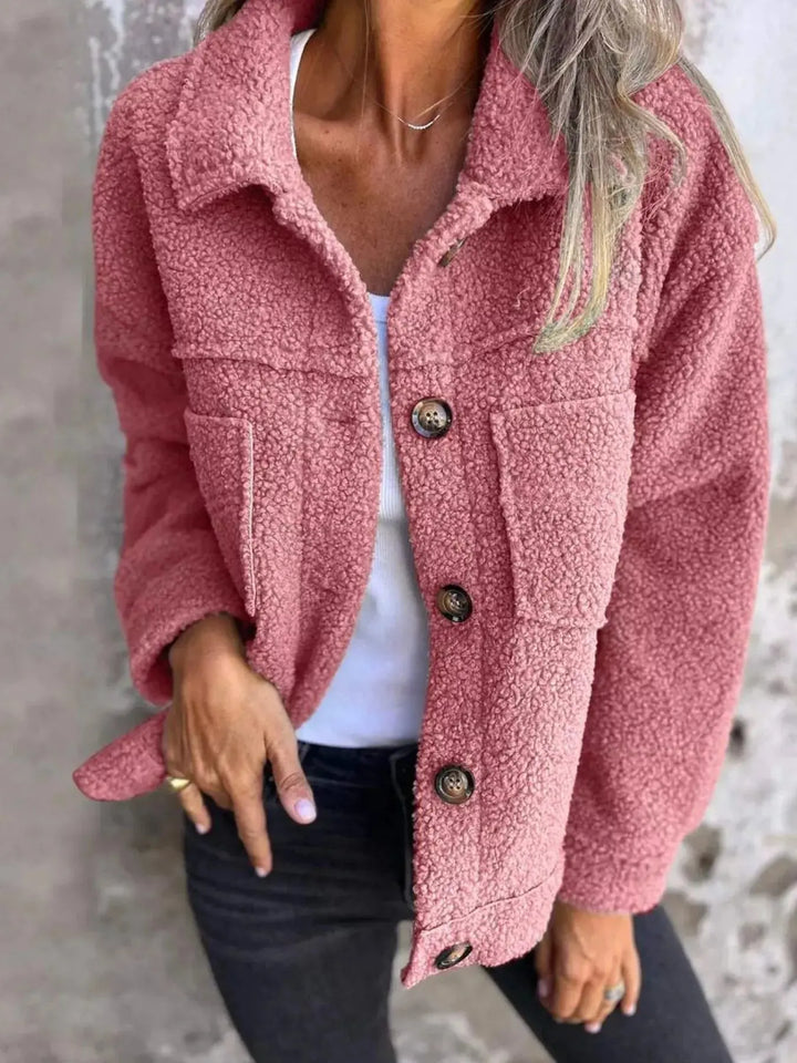 Cozy Trails Sherpa Shacket | S–5XL, Including Plus Size