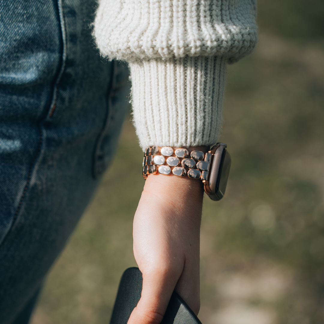 Atlanta Honeycomb Stainless Steel Apple Watch Band