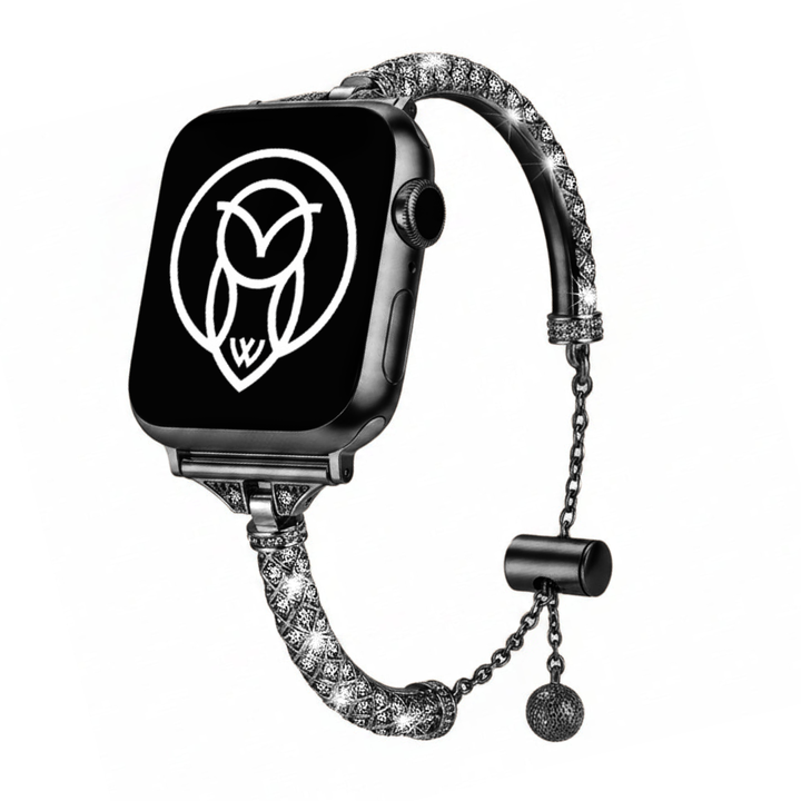 Nero Rhinestone Cuff Band for Apple Watch