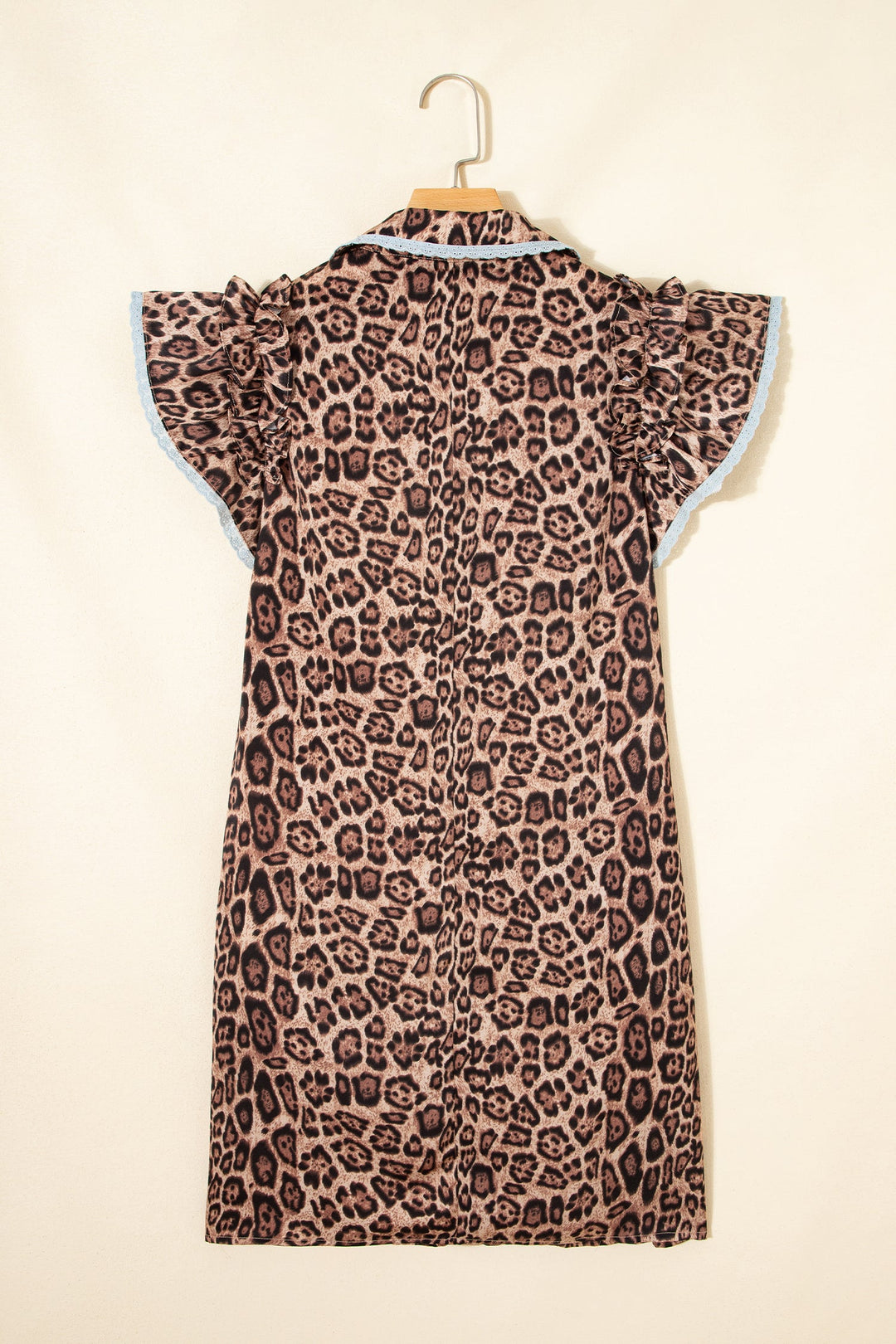 Leopard Lace Mini Dress