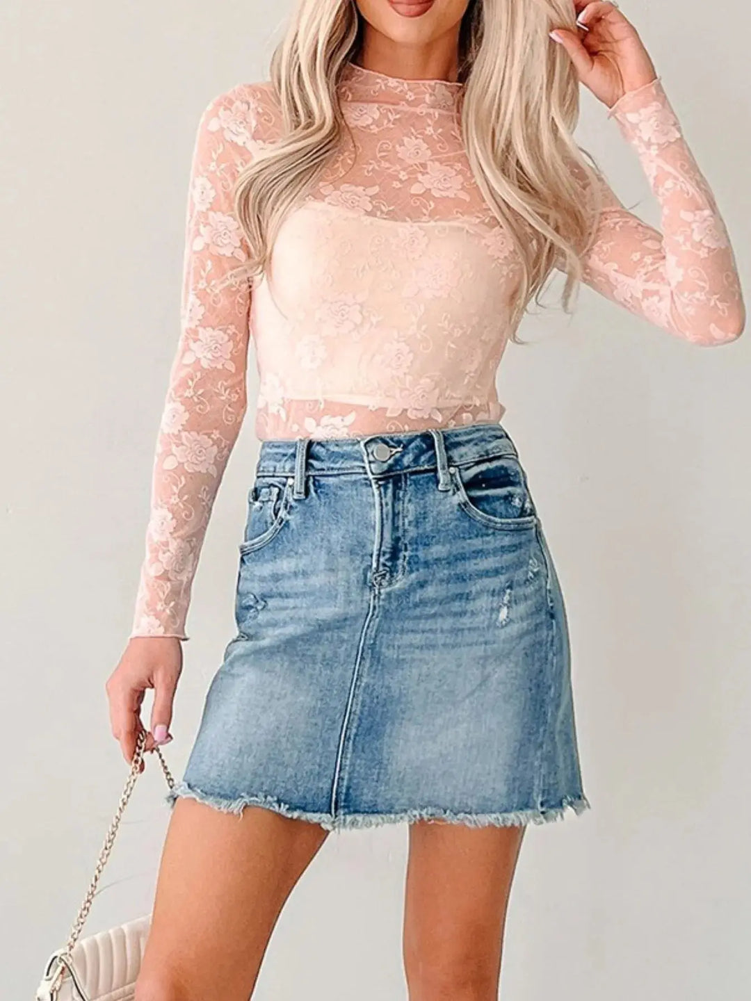 Floral Whisper Mesh Top
