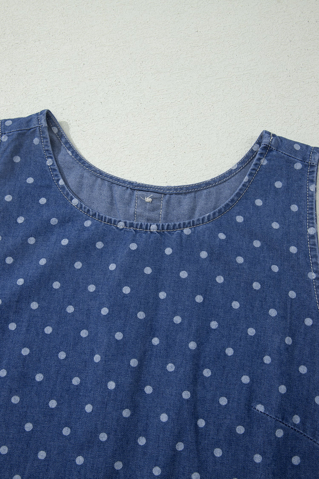Polka Dot Ruffle Hem Mini Dress