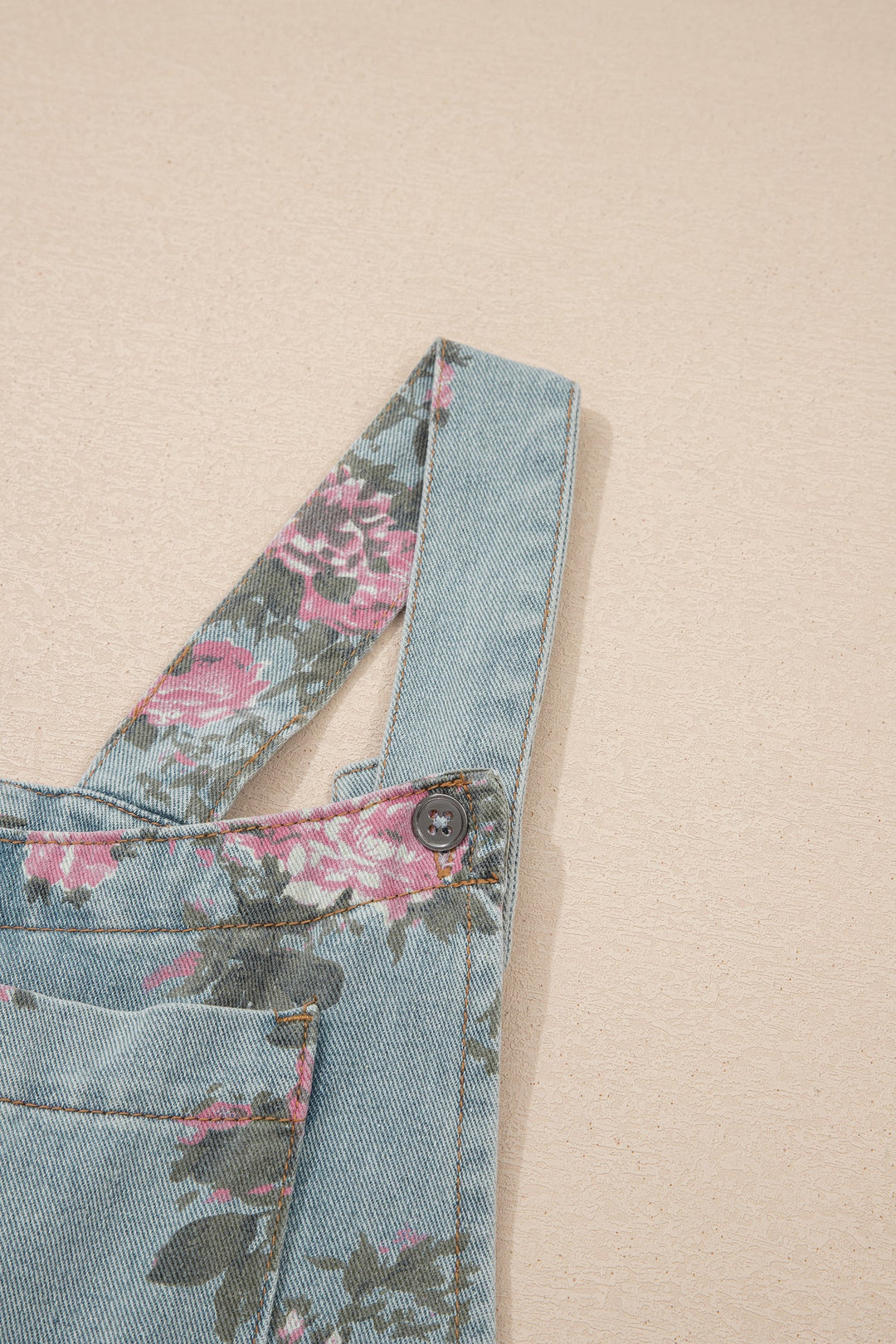 Olivia Wide Leg Denim Jumpsuit | Vintage Wash Boho Overalls