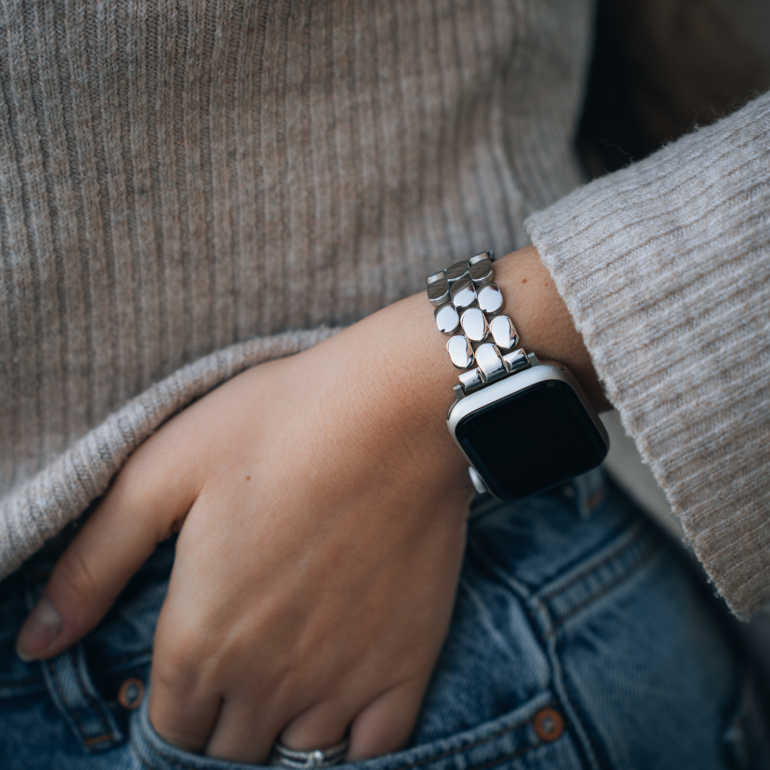 Atlanta Honeycomb Stainless Steel Apple Watch Band