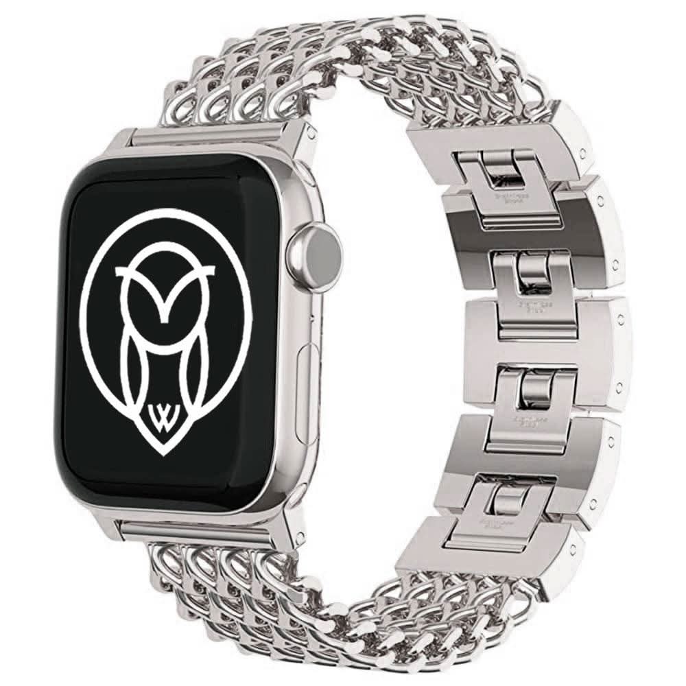 Nova Stainless Steel Apple Watch Band with Jewelry Clasp