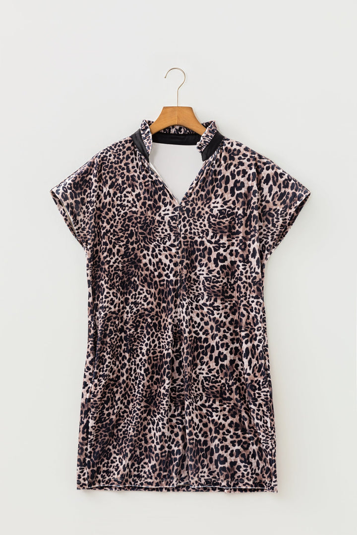 Leopard Shift Dress