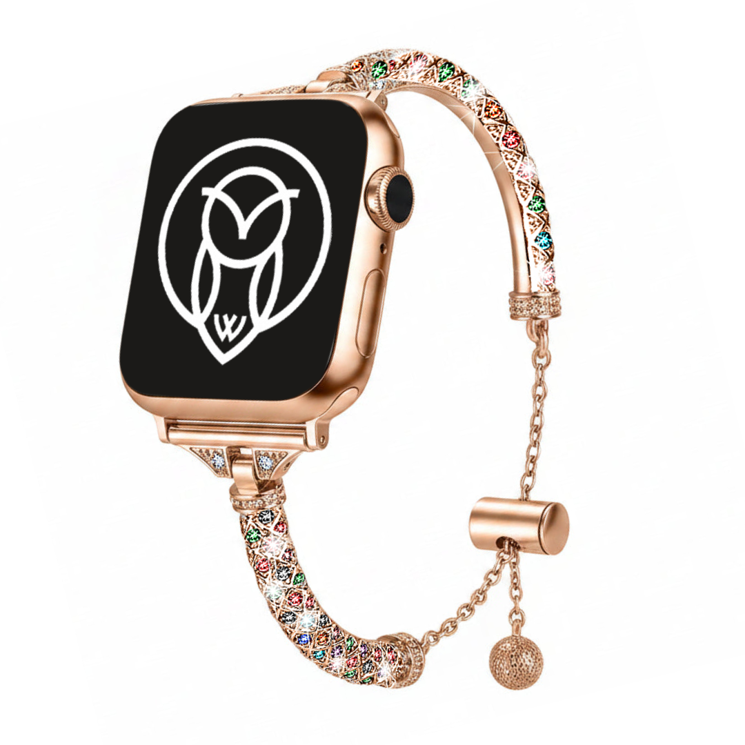 Nero Rhinestone Cuff Band for Apple Watch