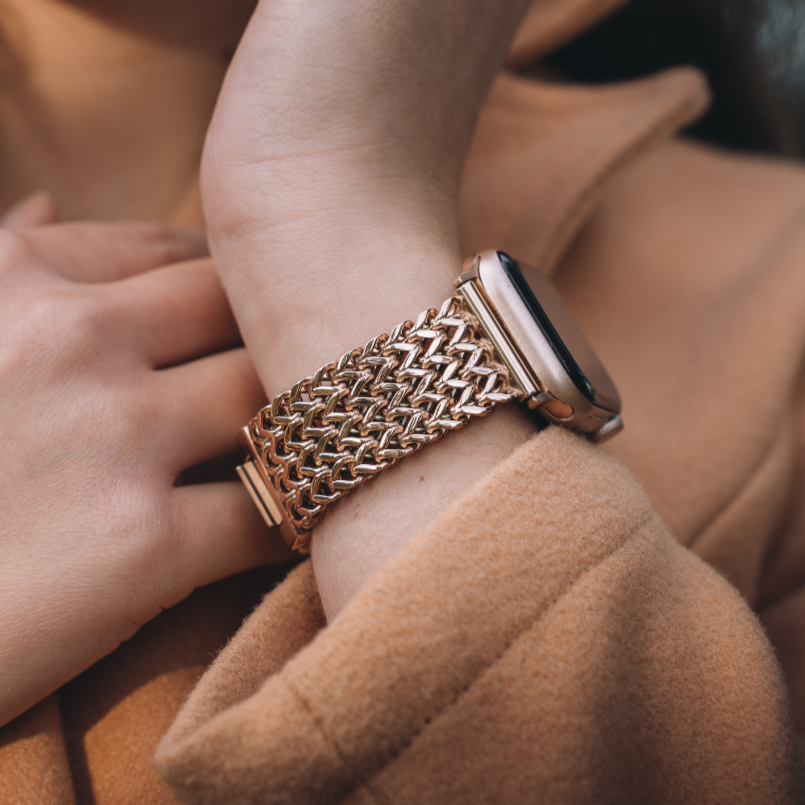 Nova Stainless Steel Apple Watch Band with Jewelry Clasp