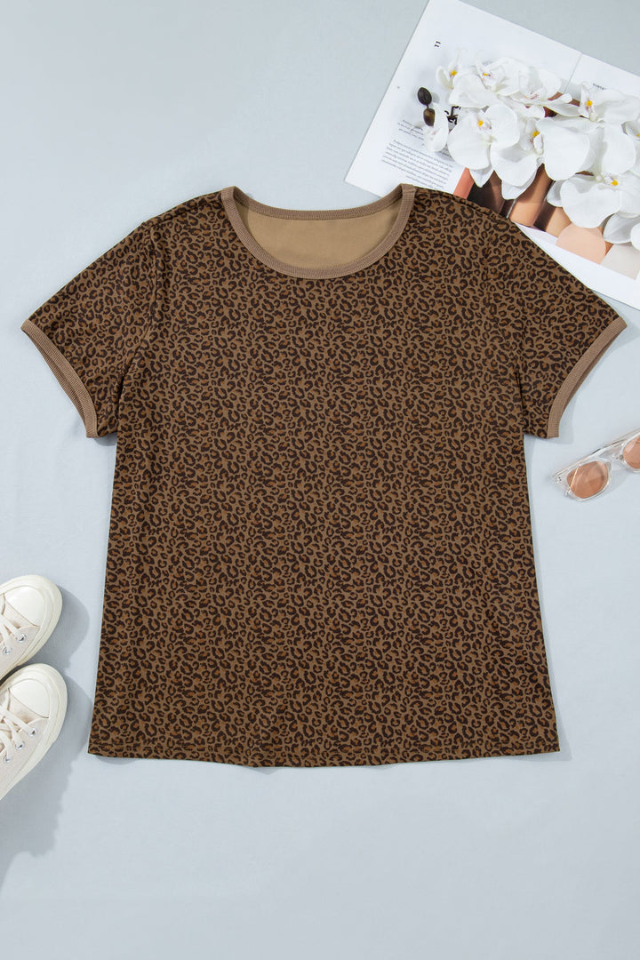 Plus Size Leopard Tee