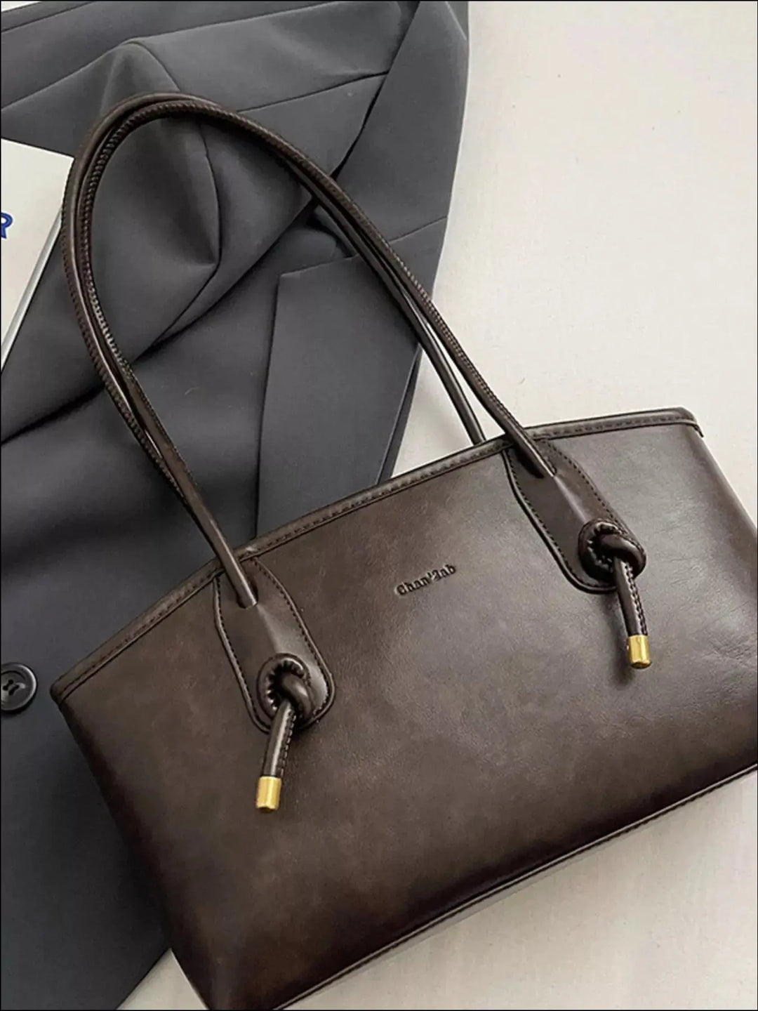 🤎 Knotted Tassel Shoulder Bag