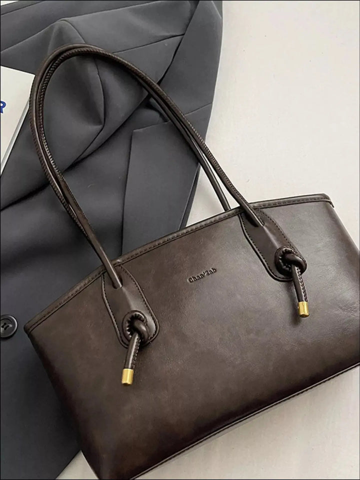 🤎 Knotted Tassel Shoulder Bag