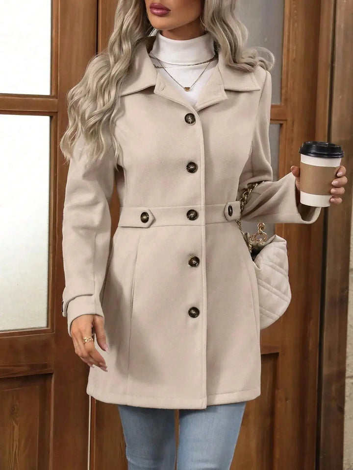 City Trails Button-Up Lapel Coat | S–2X