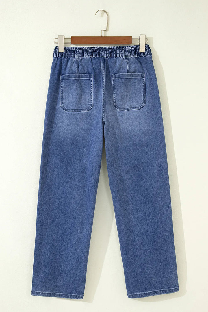 Blue Skies Drawstring Jeans