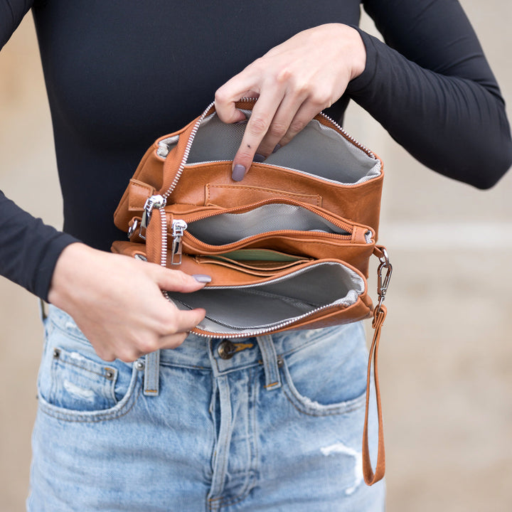 Liv Convertible Compact Crossbody Bag