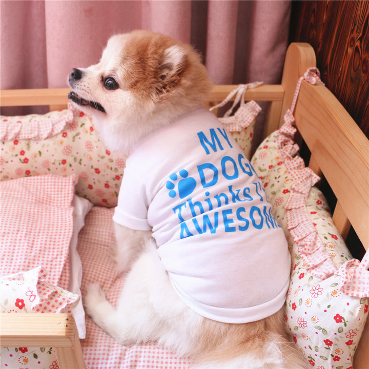 Summer Dog Vest | Character Print Cotton Pet Top
