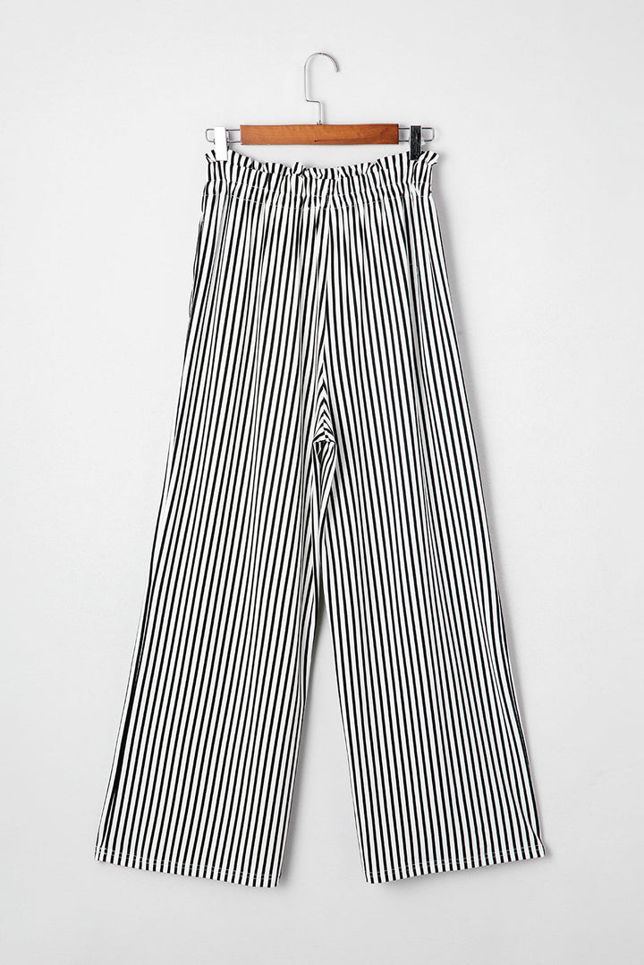 Margot High Waist Loose Straight Leg Pants | Lightweight Casual Trousers