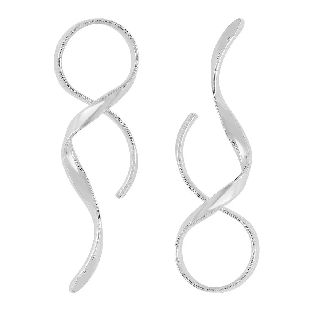 Artisan Spiral Drop Earrings