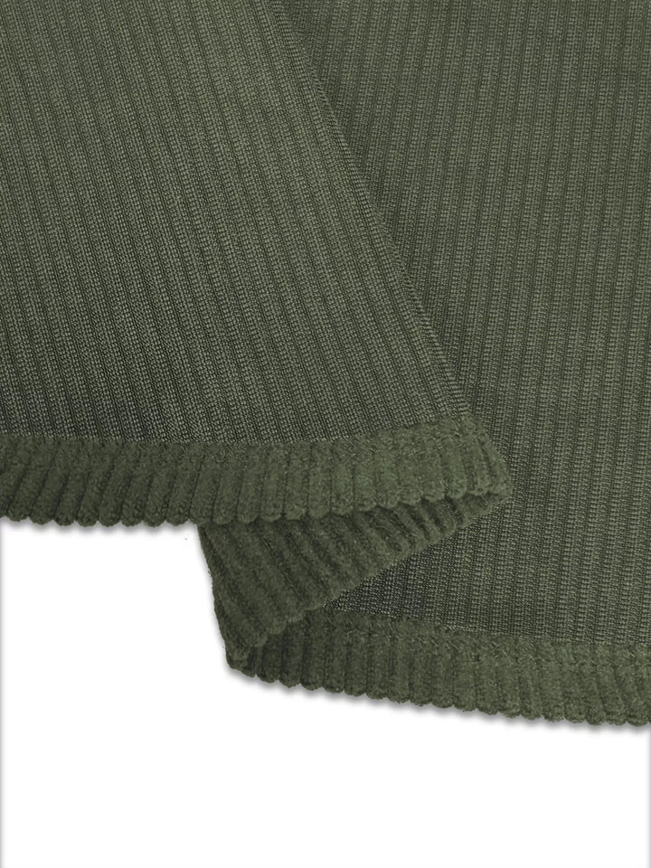 Trailside Charm Hooded Corduroy Button-Down Jacket