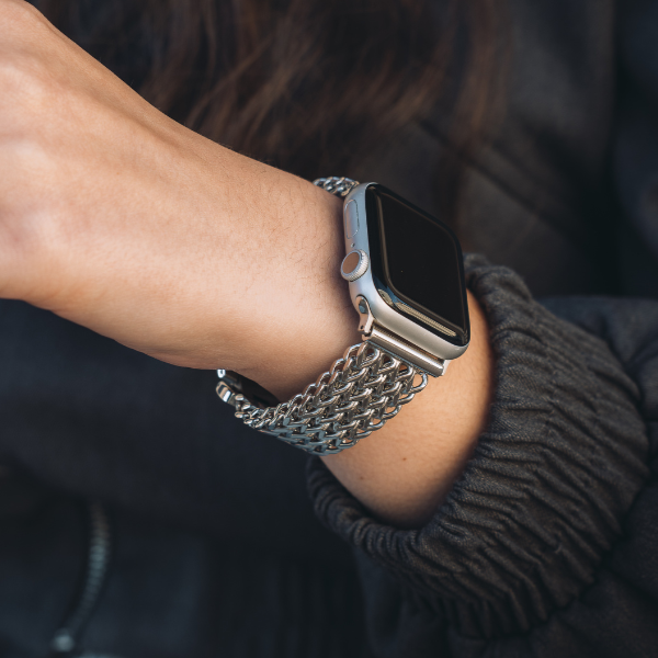 Nova Stainless Steel Apple Watch Band with Jewelry Clasp