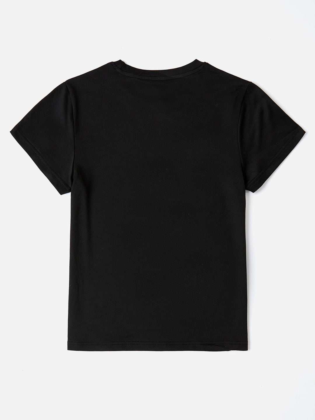Letter Graphic Tee | Round Neck Short Sleeve Top in 3 Colors