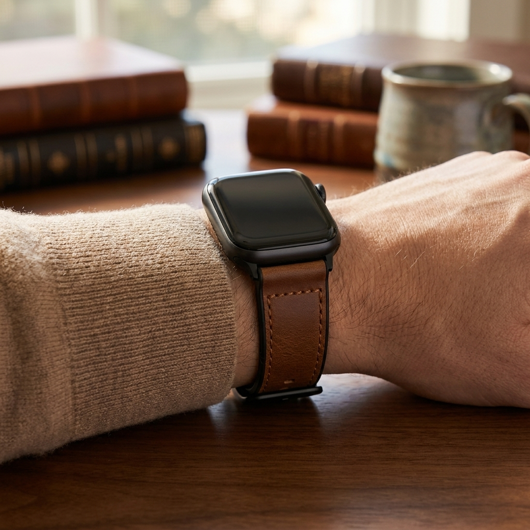 Augustan Genuine Leather Apple Watch Band