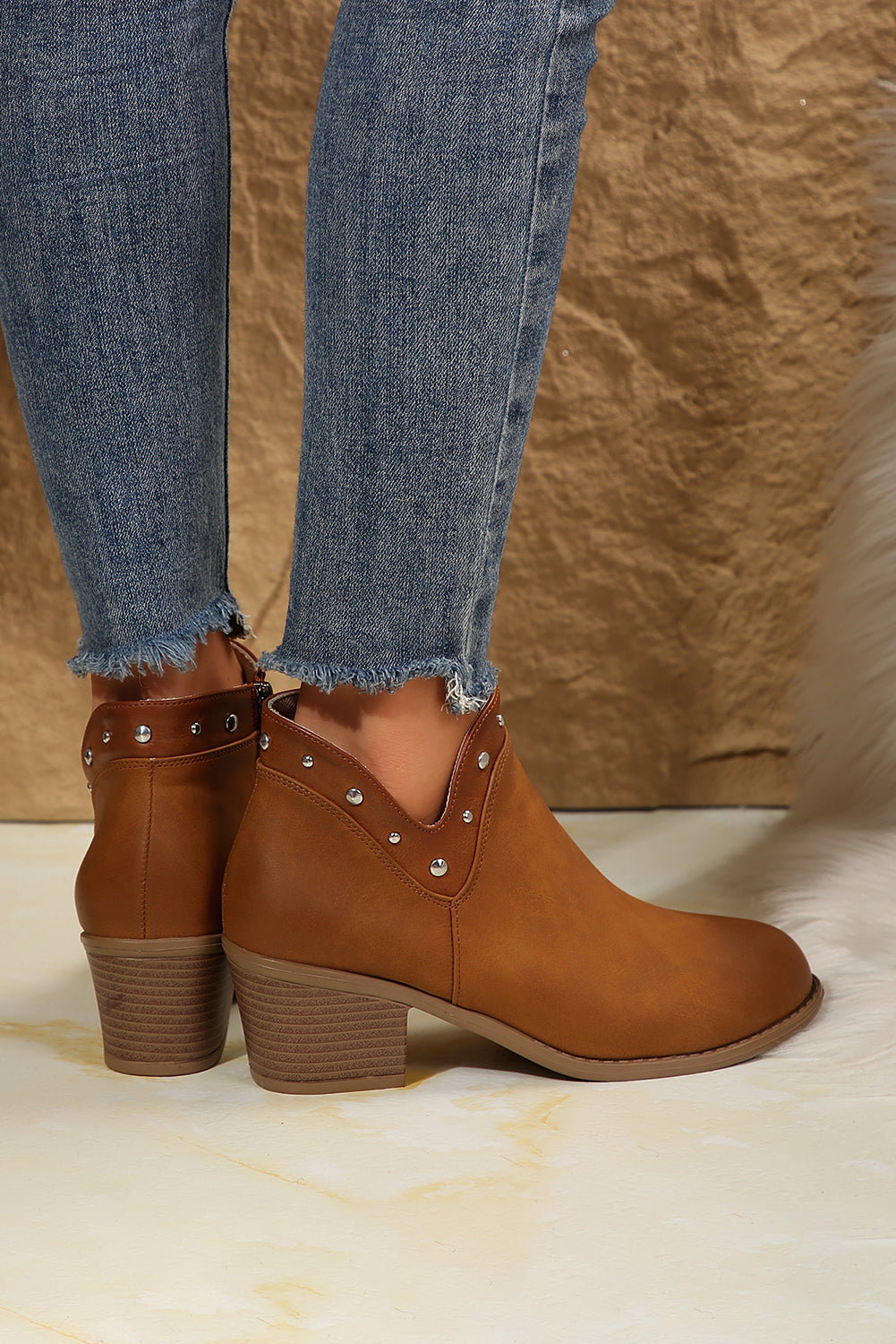 Melody Studded Ankle Boots