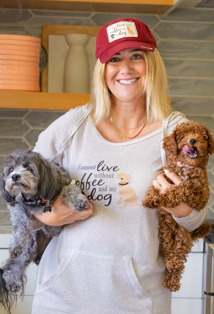 Coffee &amp; My Dog Patch Hat | Boho Casual Cap