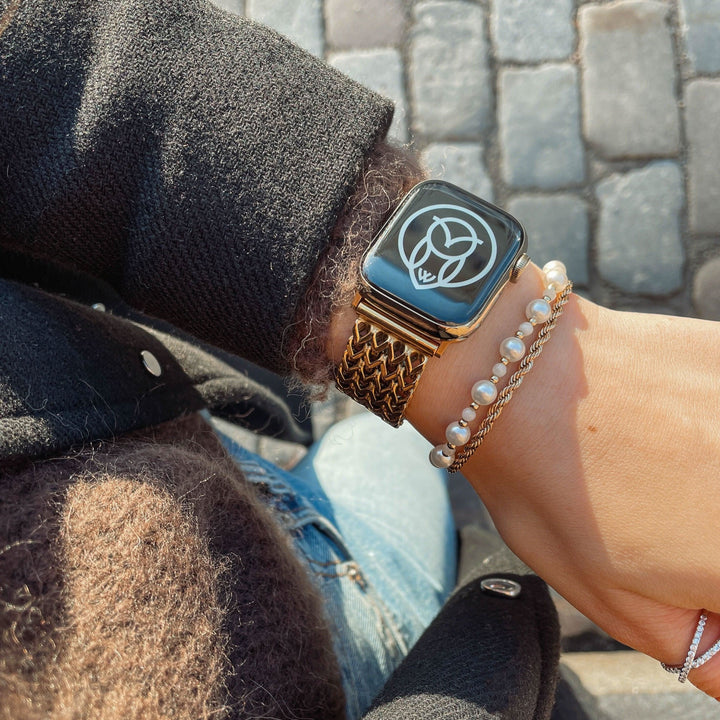 Nova Stainless Steel Apple Watch Band with Jewelry Clasp