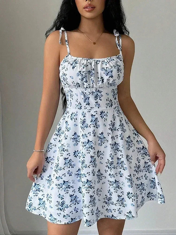 Floral Spaghetti Strap Mini Sundress | Women&