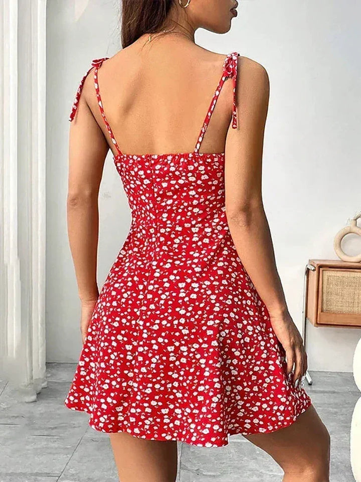 Floral Spaghetti Strap Mini Sundress | Women&