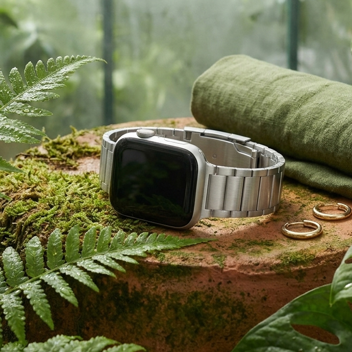 Camilo Titanium Apple Watch Band