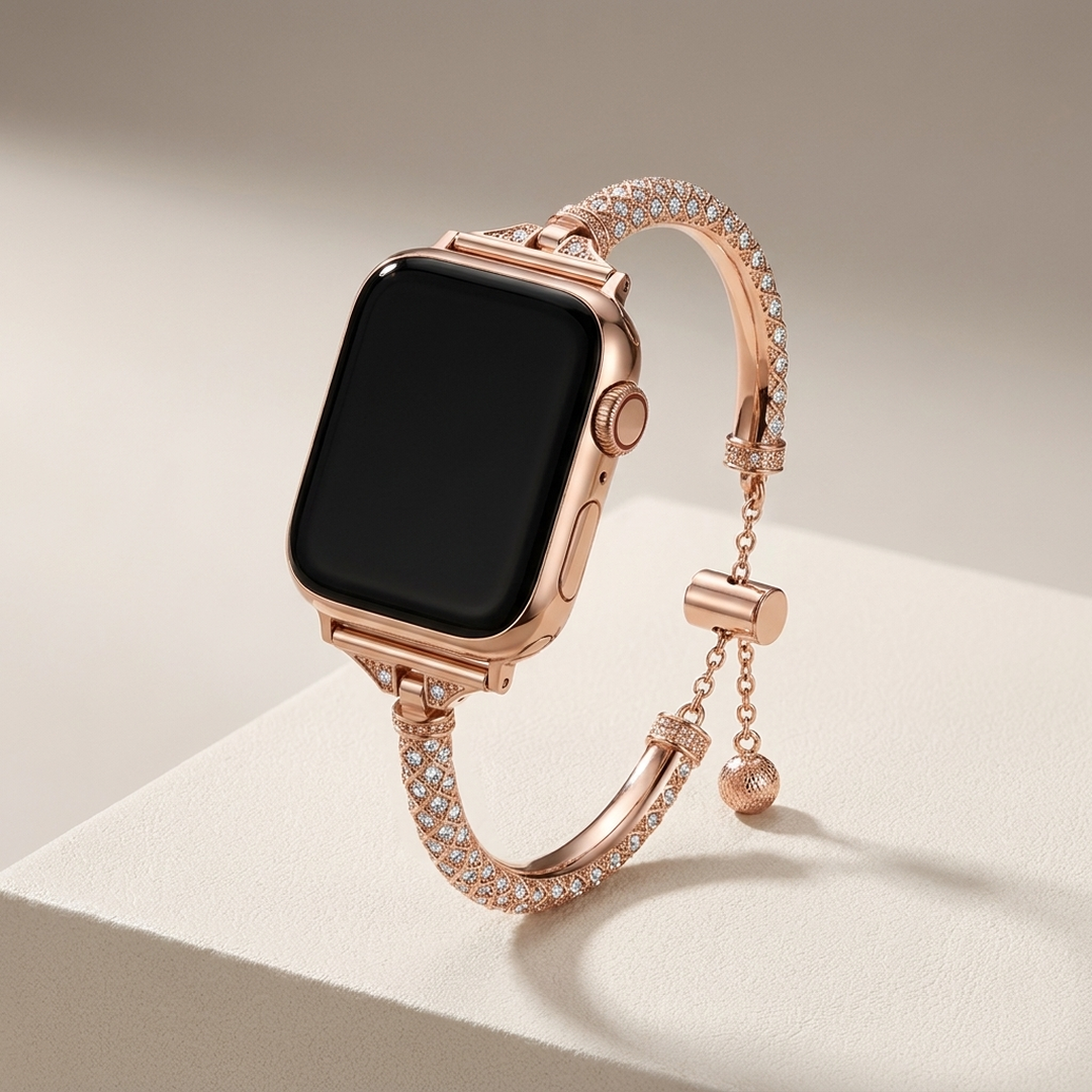 Nero Rhinestone Cuff Band for Apple Watch