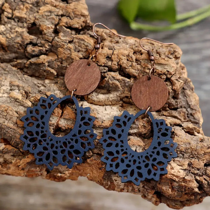 Boho Lace Mandala Earrings