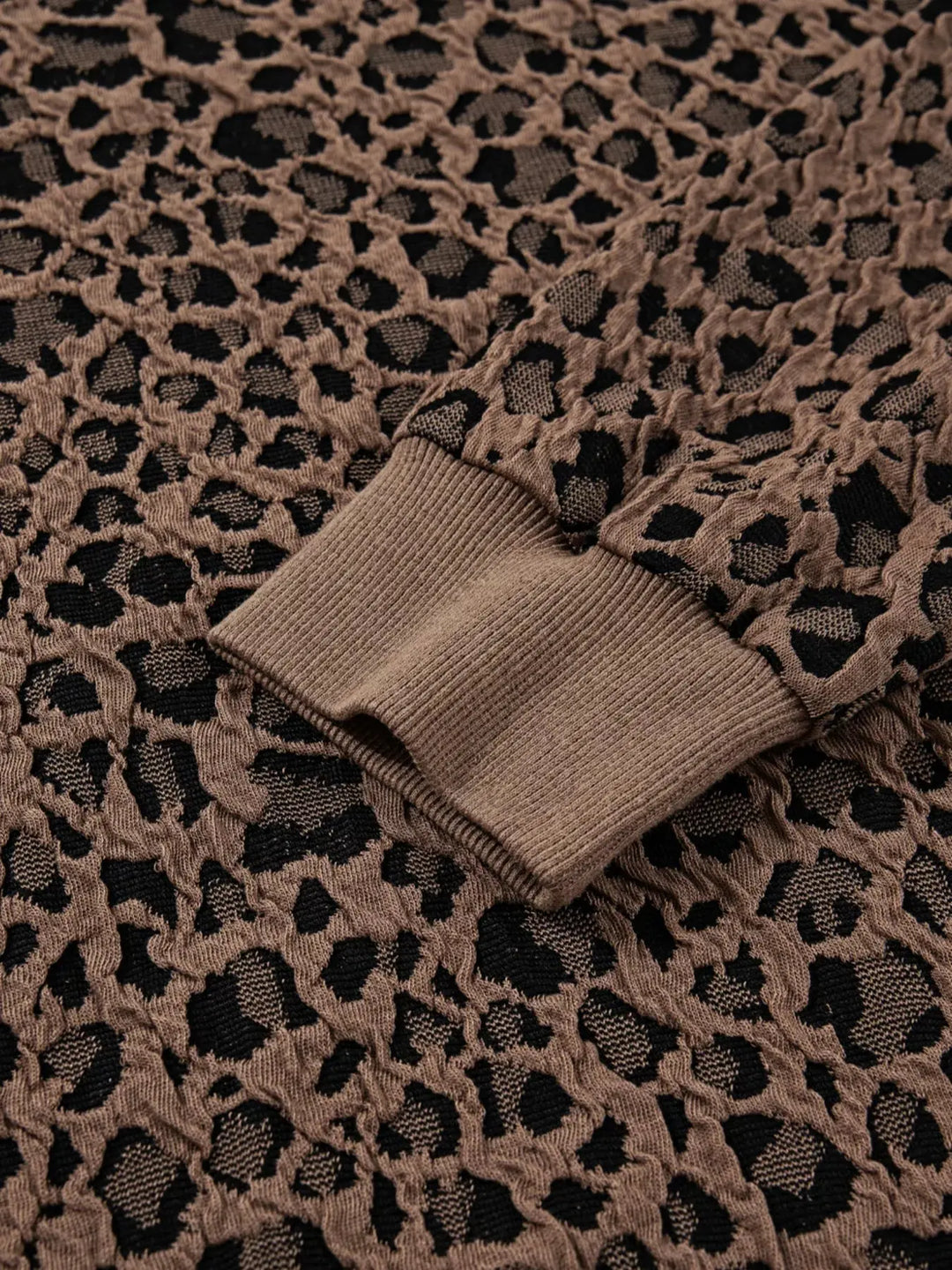 Wild Heart Leopard Print Long Sleeve Top