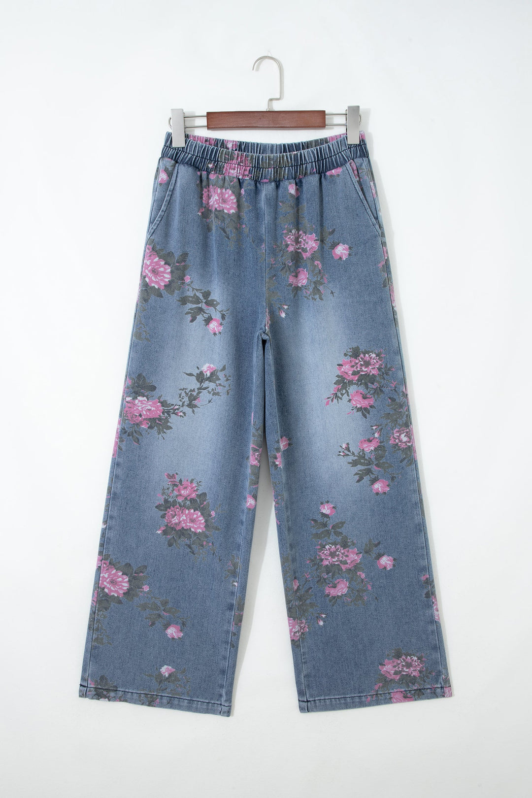 Floral Denim Jeans