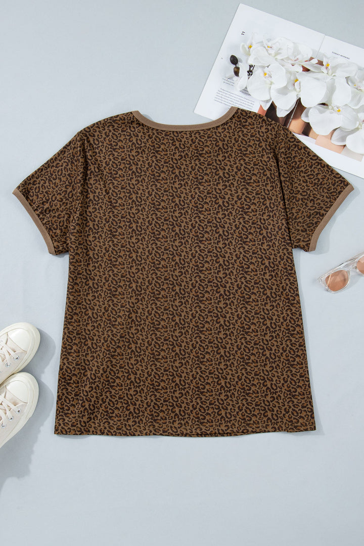 Plus Size Leopard Tee