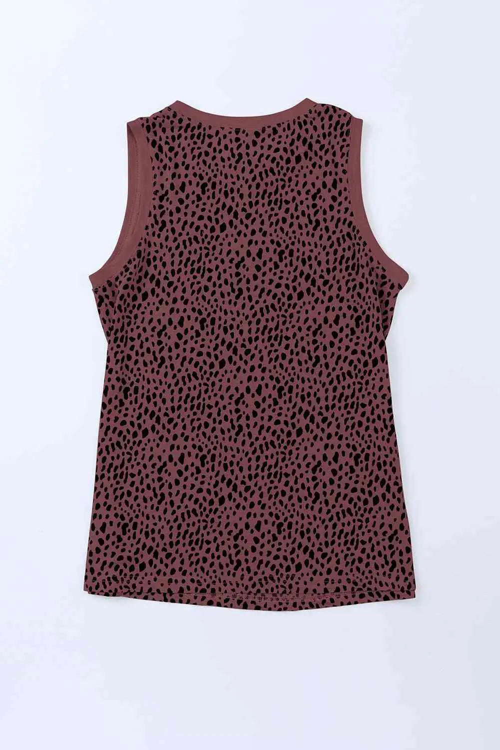Printed Round Neck Tank Top | Casual Summer Essential in 5 Colors