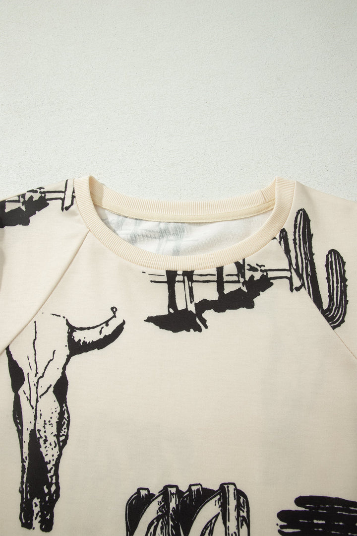 Western Retro Short Sleeve T-Shirt