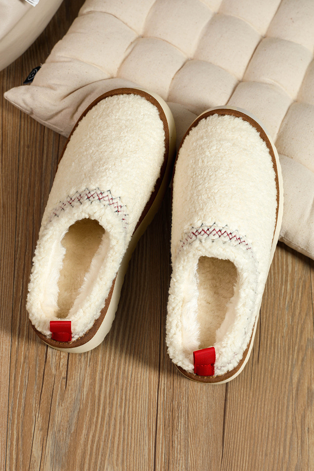 Olivia Embroidered Sherpa Snow Boots