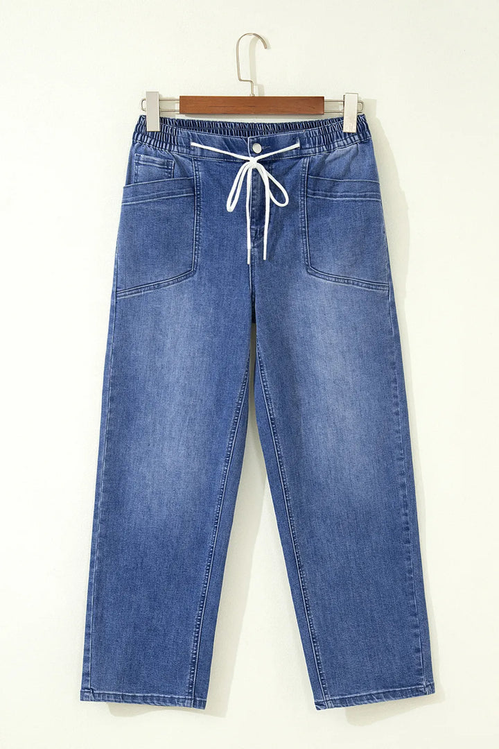 Blue Skies Drawstring Jeans
