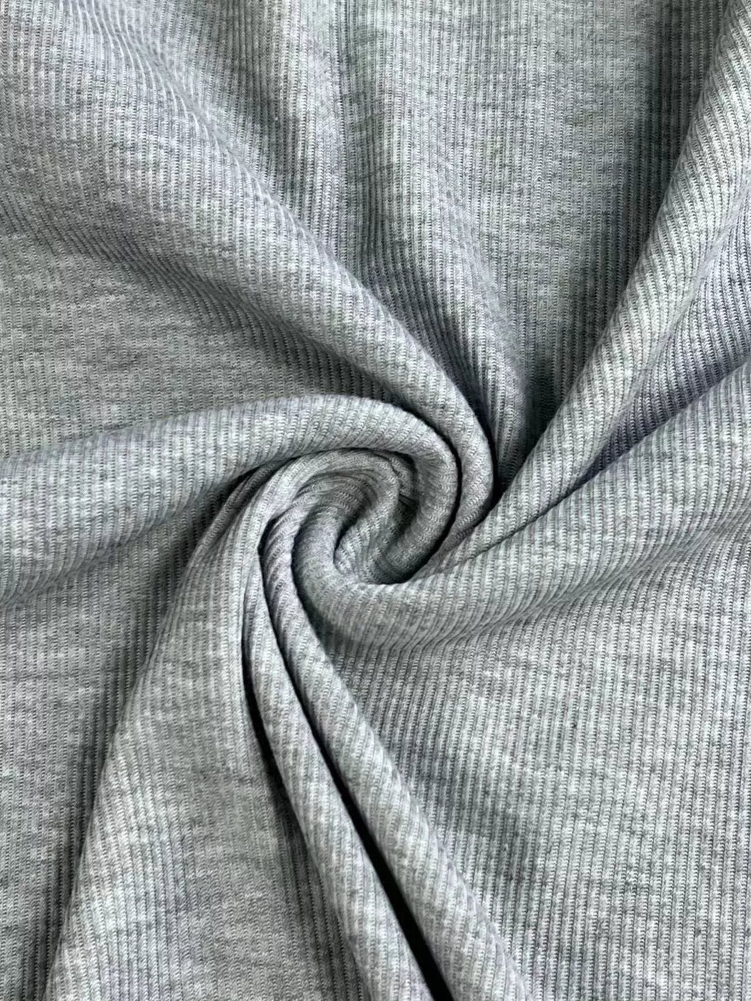Ruffled Sleeve Ribbed Knit Tee