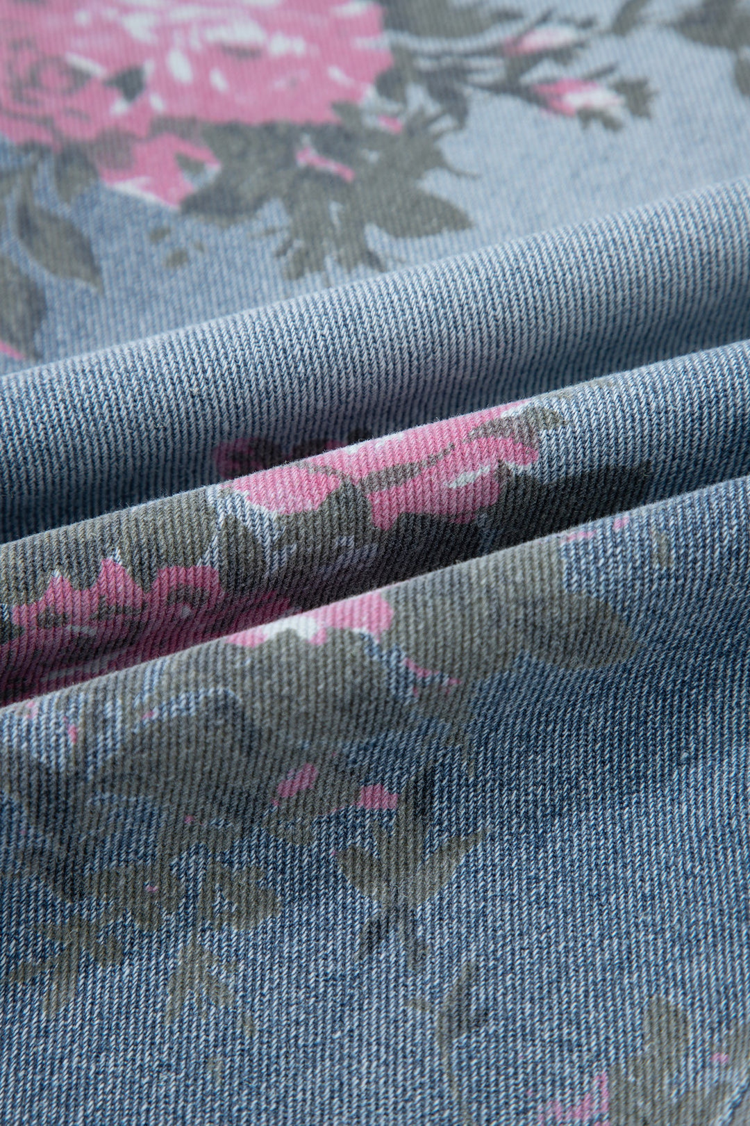 Floral Denim Jeans