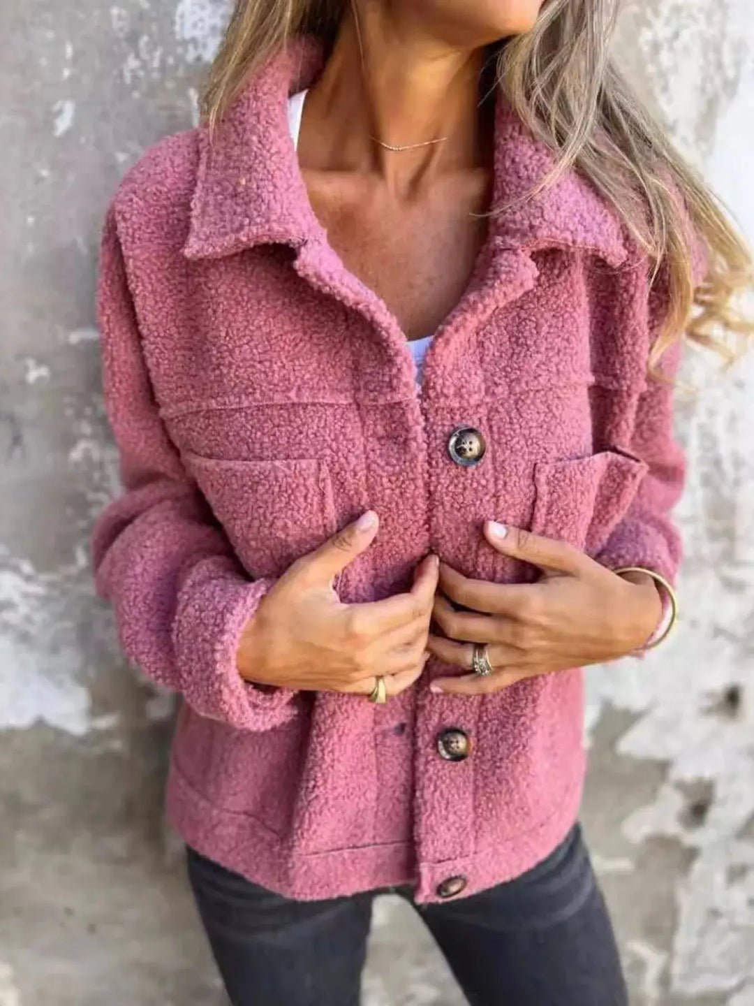 Cozy Trails Sherpa Shacket | S–5XL, Including Plus Size